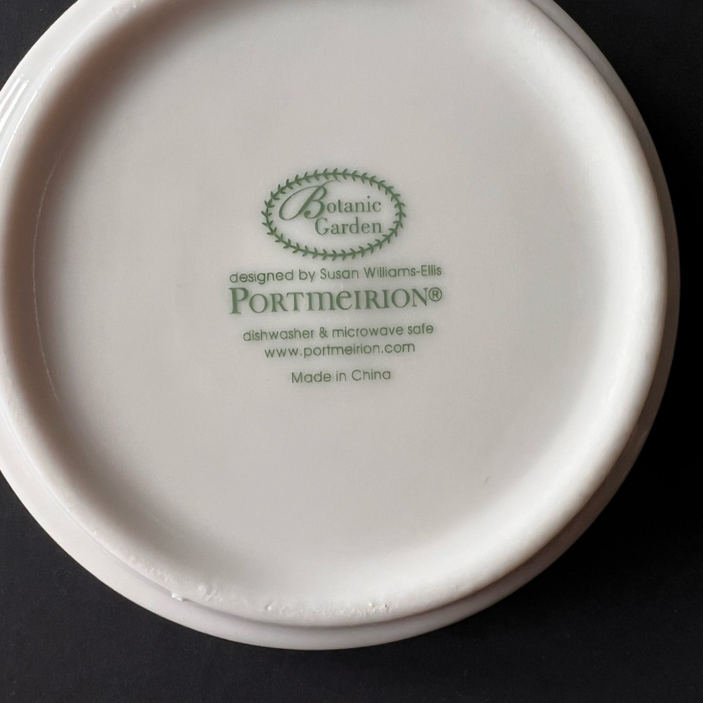 Portmeirion Botanic Garden Single‎ Coaster/Trinket Dish Hydrangea Blue - Picture 2 of 4